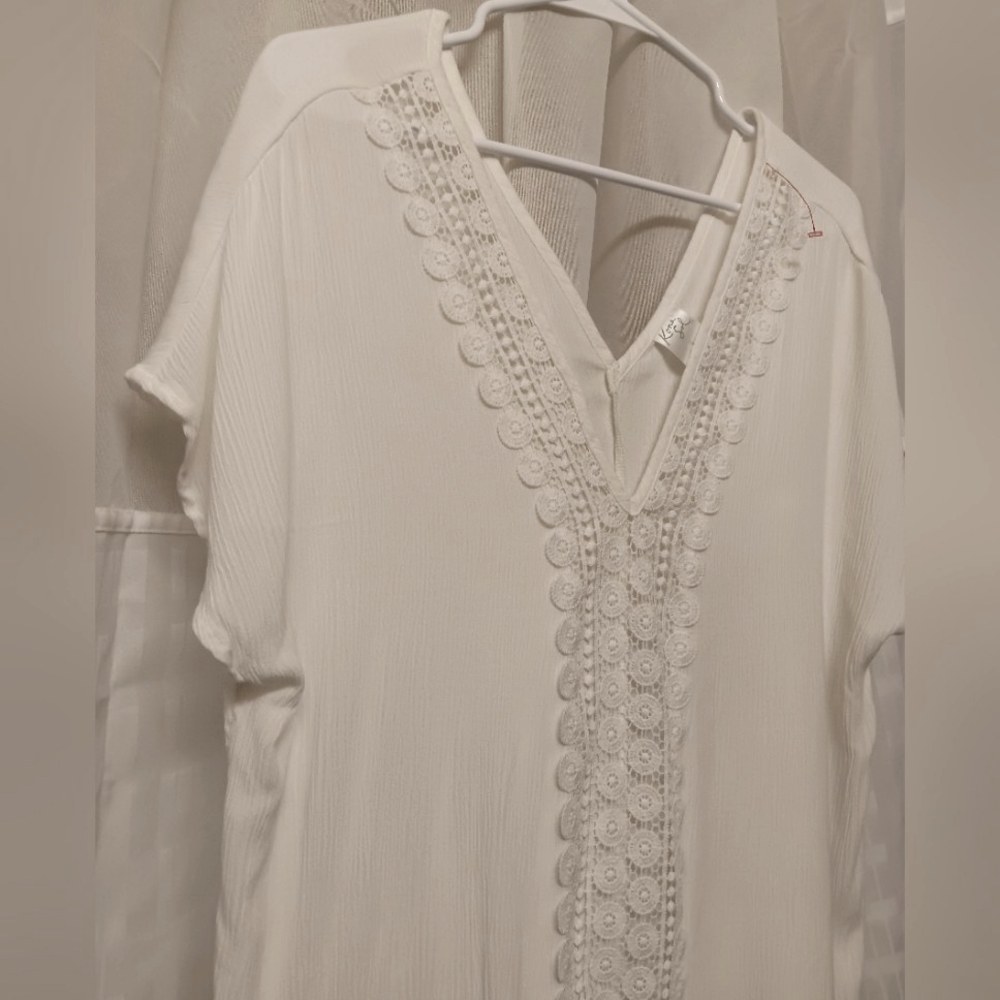 KONA SOL Embroidered & Embellished Beach Swim Cover-Up 🌺 - Picture 2 of 6